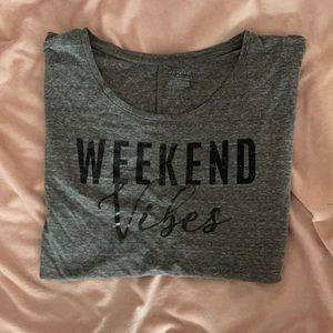 T shirt weekend vibes 18/20